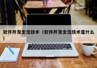 软件开发主流技术（软件开发主流技术是什么）