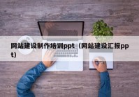 网站建设制作培训ppt（网站建设汇报ppt）