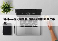 郴州seo优化哪里有（郴州网站网络推广平台）