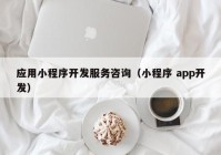 应用小程序开发服务咨询（小程序 app开发）